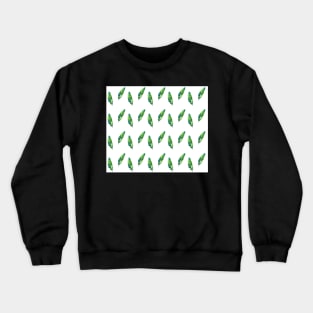 Banana Leaf Pattern2 Modern Watercolor Illustration Crewneck Sweatshirt